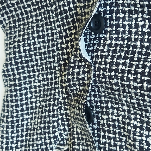 Periphery Tweed Fitted Brock Blazer Jacket with fringe, 8 - Picture 8 of 13